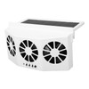 Car Exhaust Fan Solar Powered 3 Fans Ventilation Cooling Odor