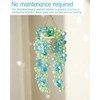 Beaded Succulent Car Charm - Cute Plastic Hanging Plant Ornament,