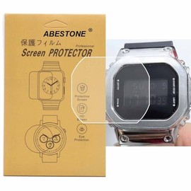[Set of 3] For GM-S5600 Compatible Watch TPU Protective Film with High Transmittance, Anti-Scratch, Anti-Bubbles, Easy Installation