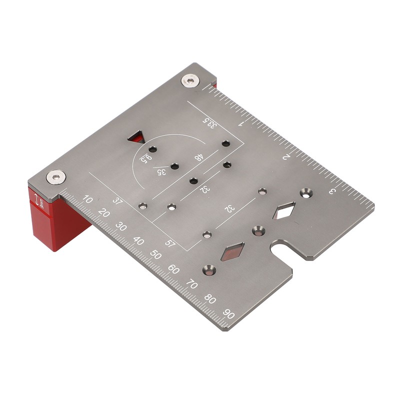 Hinge Hole Drilling Locator Aluminum Alloy Cabinet Door Hinge Mounting