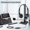 Callez Phone Headset for Cisco with Noise Cancelling Mic &