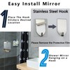 Shatterproof Shower Mirror Fogless for Shaving with Hook (Medium 8x6