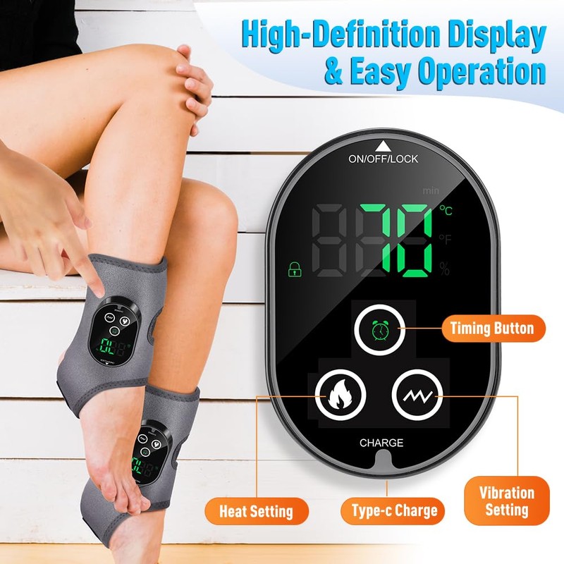 Neuropathy Foot Massager, Foot and Ankle Massager for Plantar Fasciitis