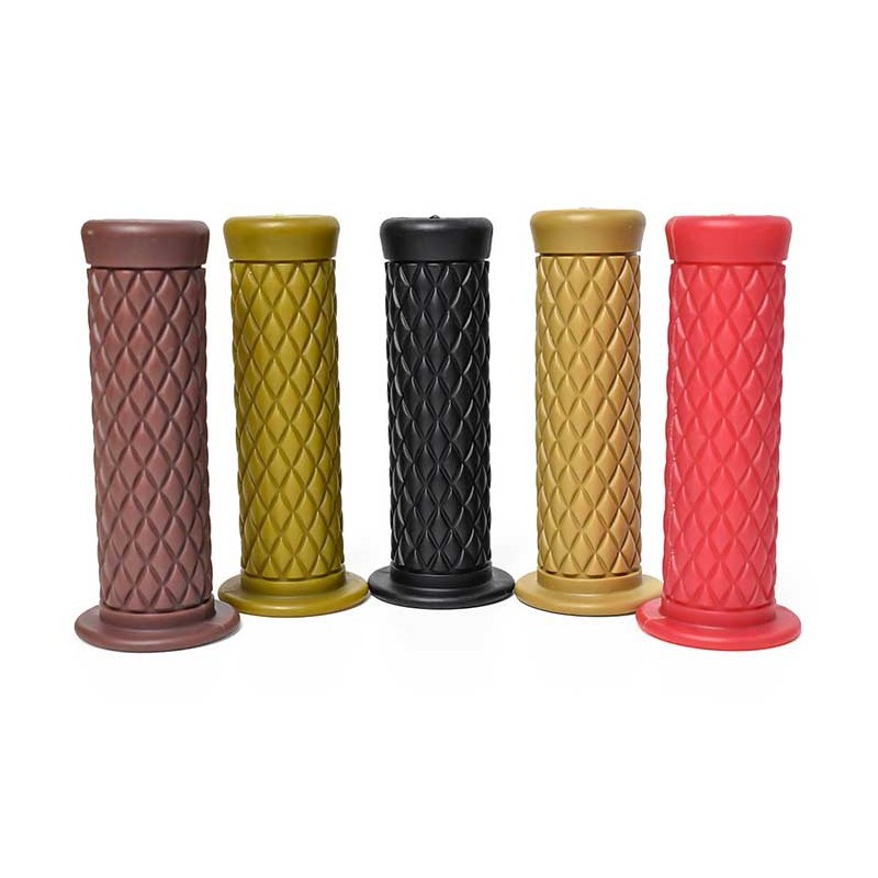 DKMOTORK 0031 Motorcycle Handlebar Grips for 7/8" Handlebars 22mm/24mm Non