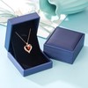 TinyGold Heart Necklaces for Women 18K Rose Gold Over 925