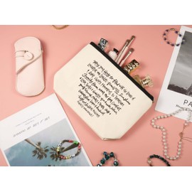 ZVMIS May Your Home-Congratulation New House Gift-Gifts Realtor to Homeowner-Happy New Home Gift-Congrats First Time New House Gift,Housewarming Presents-Makeup Bag,Cosmetic Pouch,Travel Case