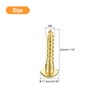 sourcing map Wood Screws M6 x 30mm Slotted Round Head