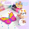 23Pcs Fuse Beads Boards, 5mm Animal Clear Plastic Pegboards Adult
