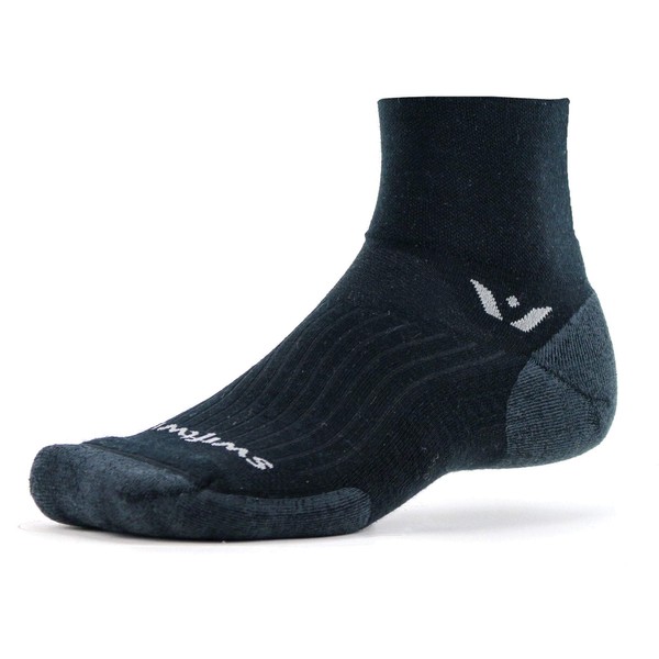 Swiftwick- PURSUIT TWO Trail Running & Cycling Socks, Merino Wool,