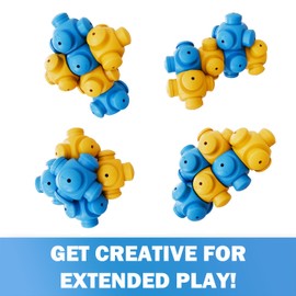 HOUNDGAMES Dog Puzzle Toys for Boredom, Chew Teething and Treat Dispensing for Smart Medium to Large Dogs - IQ Mental Enrichment Toys (6 Pack)