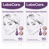 LobeCare - 180(90 x 2 Pack) Clear Ear Lobe Support