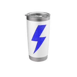 Bolt Lightning Blue Design Team Stainless Steel Insulated Tumbler