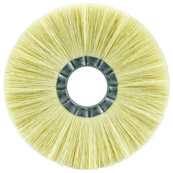 Weiler 20190 Tampico Wheel Brush, 8", 2" Arbor Hole, Made