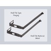 1InTheOffice Cubicle Hangers, Metal Adjustable Hanger, Cubicle Hanger for Rails