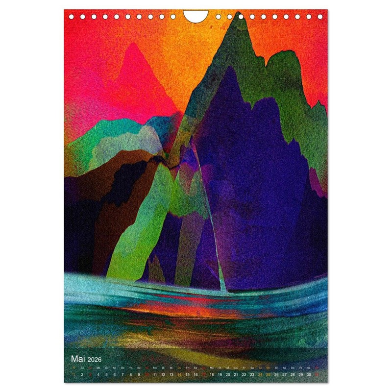 The Abstract Year (Wall Calendar 2026 DIN A4 High), CALVENDO
