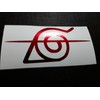 Naruto Itachi's Scratched Head Band Red Symbol Sticker Vinyl Decal