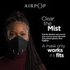 AIRPOP, Pocket Reusable Washable Face Mask 4 Pk 4-Layer Face