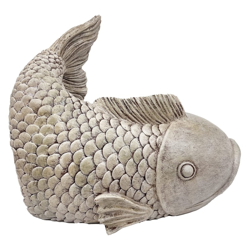 Euiroet Real Fish Sculpture Gutter Downspout Extender,Garden Statues Ornament,Decor Downspout