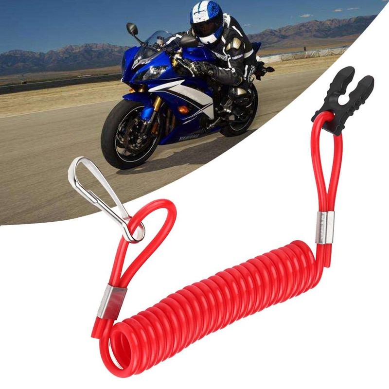 Outboard Kill Switch Key Rope Engine Ignition Emergency Kill Stop