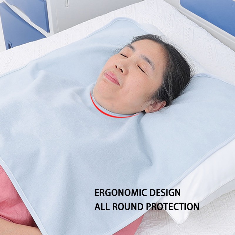 Adult Bibs for Eating Elderly Bib Waterproof Bedridden Dining Clothing