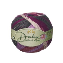 Dalia [100grs] by Omega - Fine 100% Mercerized Cotton Thread for Crochet and Knitting - Color: 35 - Cheschire 507