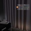 hoeflife Room Divider Curtains Blackout Ceiling Track Curtain with Hook