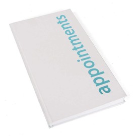 Agenda Salon Concepts Beauty Appointment Book 3 Assistant White