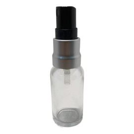 Meliars Frasco Atomizador 20 Ml Transparente Bomba Plata (10 Pzs)