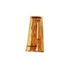 EcoDecors Eleganto 30" Live Edge Solid Teak Bath Caddy Tray