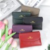Royal Bagger RFID Blocking Women's Short Wallet Genuine Leather Multi-card