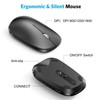 Bluetooth Keyboard and Mouse for Mac, OMOTON Wireless Multi-Device Keyboard