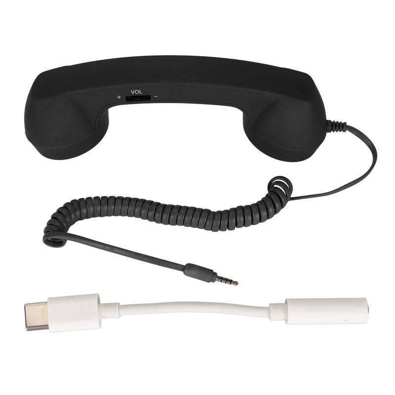 Cell Phone Handset USB C Radiation Proof Vintage Phone Handset