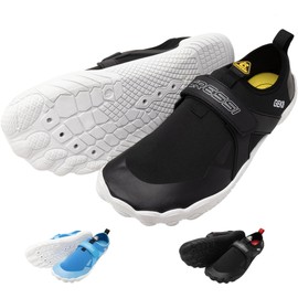 CRESSI Unisex Adult Geko Shoes, Black/White, 46 Sea, Ideal for an Intense Experience in the Aquatic Environment with Direct Connection to the Seabed, Black/White