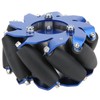 Fafeicy 4 inch Mecanum Wheel Left Wheel Aluminium with Wheel