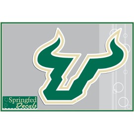 USF BULLS BULL HORNS LOGO 4" Vinyl Decal #1 South Florida Car Truck Sticker