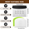 SCHVUBENR Dough Scraper Set with 2 Flexible Bowl Scrapers -