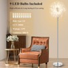 BesLowe 69'' Crystal Floor Lamp for Living Room, Modern Standing