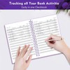 Check Registers for Personal Checkbook, Double Spiral Check Register Book,
