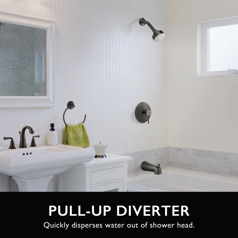 Design House Bathtub Diverter Spout, 1/2-in. Slip-Fit, Oil-Rubbed Bronze, 5.34