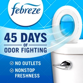 Febreze Bathroom Air Freshener, Odor-Fighting, Plug In Alternative, Air Fresheners for Home and Bathroom and Kitchen, Closet Air Fresheners, Baked Cinnamon Apples & Cranberry Crumble Scent, 1 Count