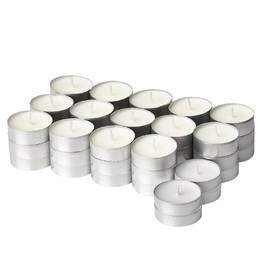 無香料ティーライト 天然パームワックス 4時間持続燃焼 無煙 茶香炉専用 50個セット