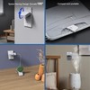 ETwinCoo 3 Way Flat Wall Outlet Extender Safe AC Adapter