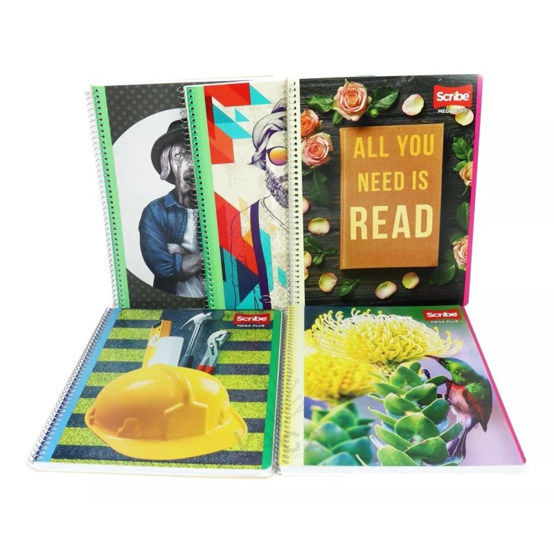 Scribe 5 Cuadernos Profesional Scribe 100 Hojas Con Imagen Variable