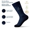 SOCKS BOX, Mens Dress Socks, Super Soft Natural Bamboo Rayon