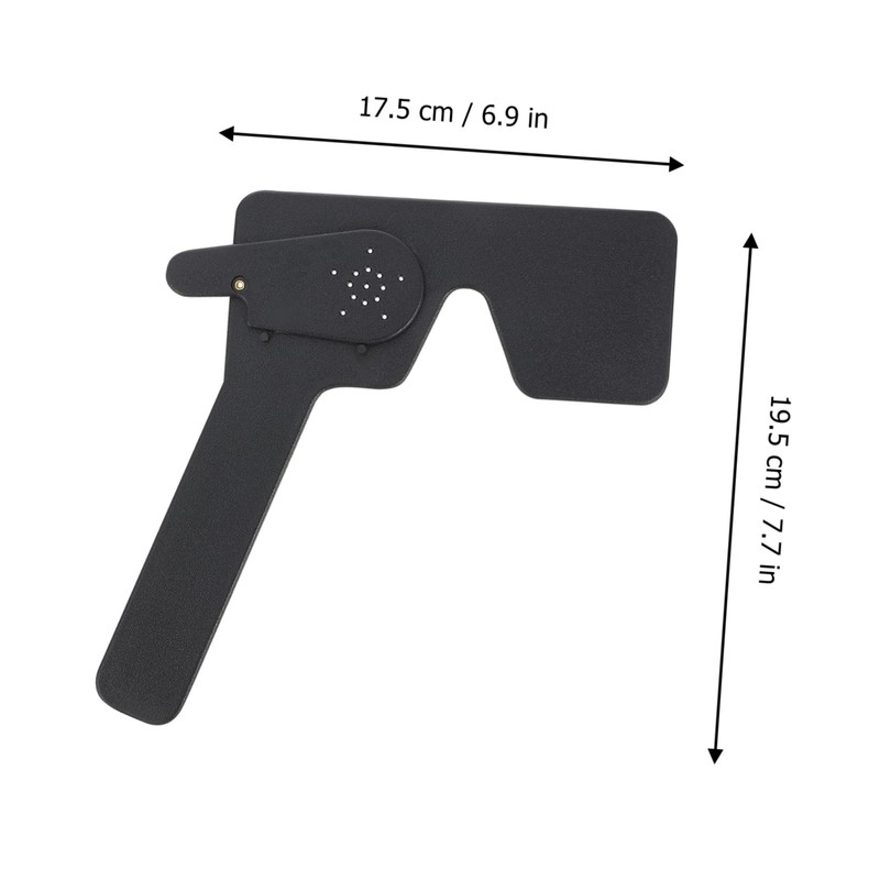 Healeved 1pc Blindfold Glasses Black Eye Exam Tool Eye Occluder
