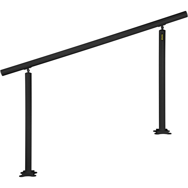 VEVOR Outdoor Stair Railing Kit, 5 FT Handrails 0-5 Steps,