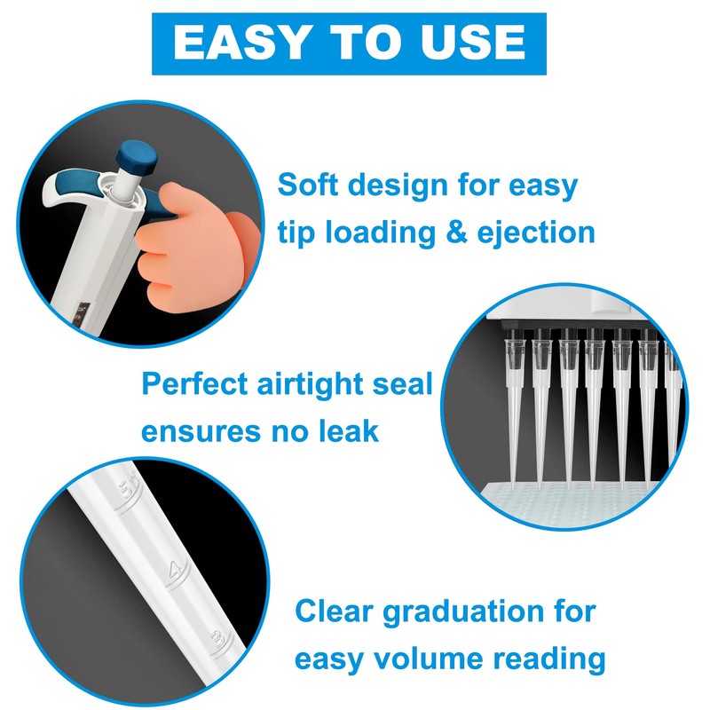 ONiLAB Pipette Tips 5000ul/ 5mL 100 PCS Lab Universal Plastic