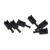 6 Pcs Electric Guitar Bridge Saddle Standard Zinc Alloy Guitar