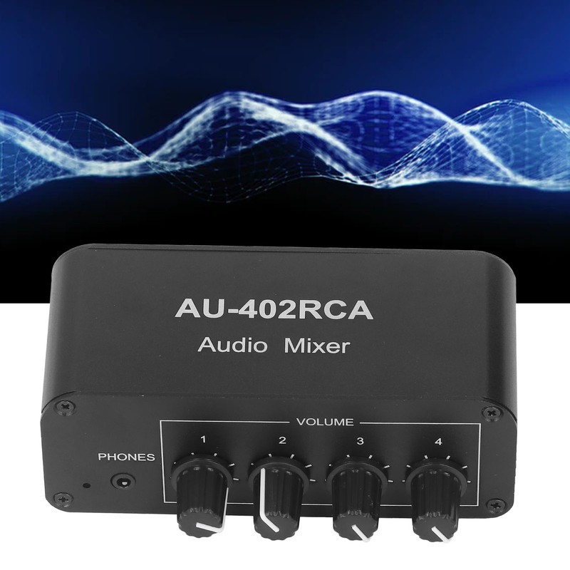 Bidirectional Audio Switcher 4 Way Stereo L R Sound Channel