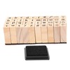 Tofficu 1 Set Decorative Wooden Stamps for Journals Scrapbooking Crafting